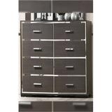 Latitude Run® 8 Drawer 57" W Double Dresser Wood in Brown/Gray/Green | 41 H x 57 W x 17 D in | Wayfair 1FDDF89C5E3E41C4ACFCA016DD4B7E88