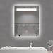 Orren Ellis LED Lighted Vertical/Horizontal Wall Mounted Frameless Rectangle Bathroom Makeup Vanity Mirror/Touch Switch/Waterproof/Dimmable/3 Color Lights | Wayfair
