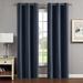 The Twillery Co.® Denelle Solid Color Blackout Thermal Grommet Curtain Panels Polyester in Green/Blue/Brown | 96 H x 38 W in | Wayfair