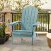 Rosecliff Heights Hatolina Folding Adirondack Chair Plastic/Resin in Blue | 37.6 H x 30.3 W x 31 D in | Wayfair 3F5A63D65F4B487E865D0D8C8149A019