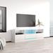Wade Logan® Anthony-Jon TV Stand for TVs up to 70" Wood in White | 20 H x 63 W x 13.1 D in | Wayfair 220BD63F160E49C89181B92F5865CA8D