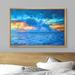 SIGNLEADER Framed Canvas Print Wall Art Blue | 16 H x 24 W x 1.5 D in | Wayfair 8022271760065