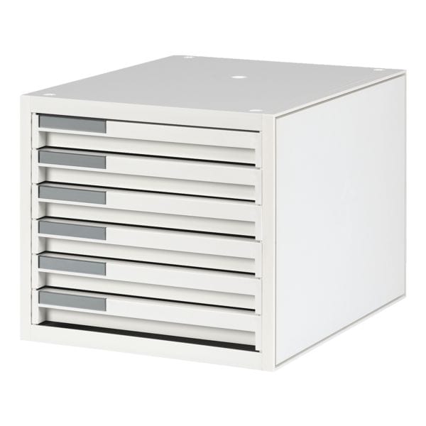 Styro Schubladenbox »styrokay« 6 Schübe 29 mm geschlossen weiß, 27x0x34.5 cm Image