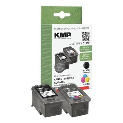 KMP Tintenpatronen-Set ersetzt Canon »PG-560XL / CL-561XL« schwarz