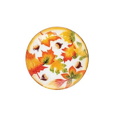 Acorn Leaves Autumn Thanksgiving Plate
