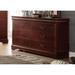 Solid Wood Louis Philippe Dresser-57"L x 15" Wx 33"H