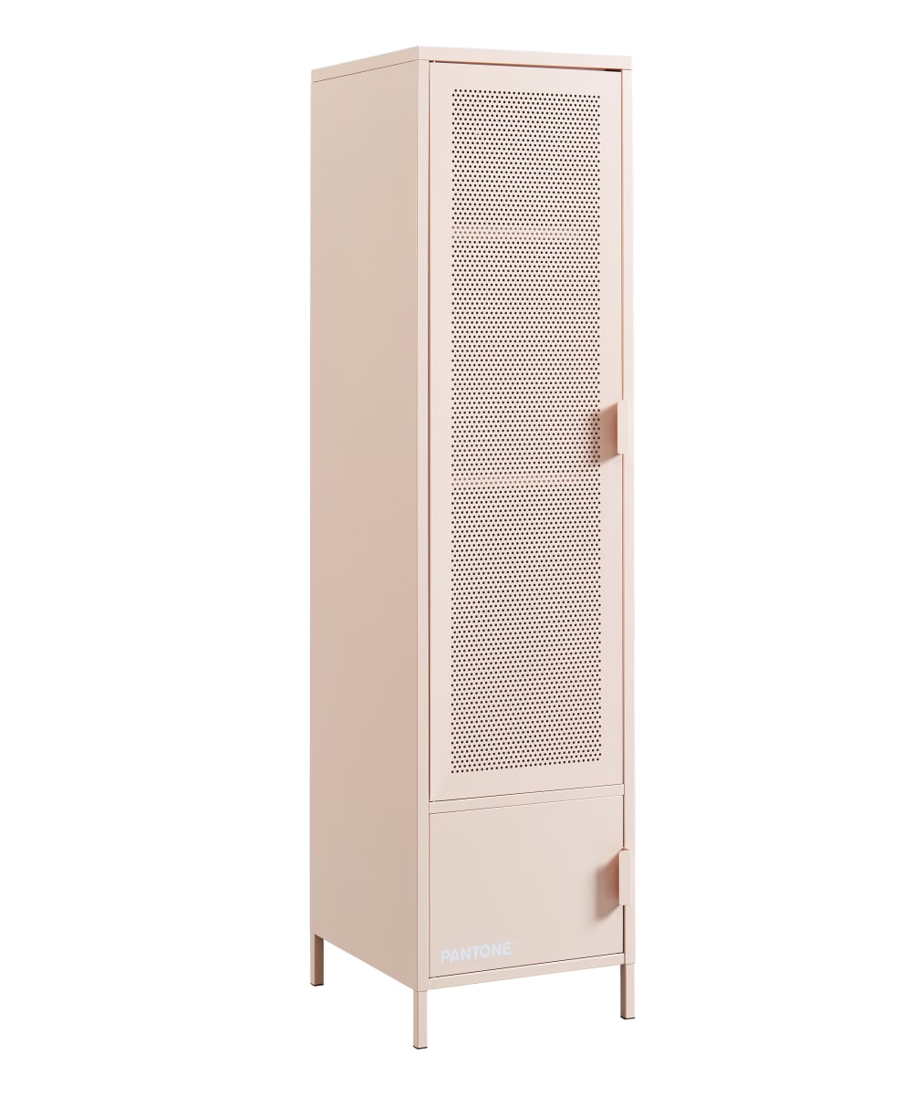 Vestiaire métal rose blush h180cm