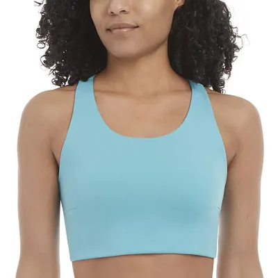 BNWT Small 10 More Mile More-Tech Womens Running Sports Bra Crop Top Purple 