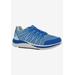 Extra Wide Width Women's Balance Sneaker by Drew in Blue Mesh Combo (Size 7 1/2 WW)