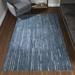 Blue Rectangle 3'6" x 5'6" Area Rug - DBK Addison Dazzle Modern Hand Spun Wool | Wayfair DBKADZ32BL4X6