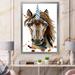 East Urban Home Portrait of a Unicorn - Print on Canvas Metal in Brown | 40 H x 30 W x 1.5 D in | Wayfair B1D1858E46E94B23A2EABDCDFF33860C