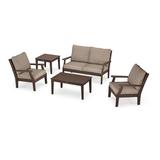 POLYWOOD® Braxton 5-Piece Deep Seating Set Plastic | Outdoor Furniture | Wayfair PWS487-2-MA146010