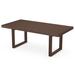 POLYWOOD® Edge Dining Table Plastic in Brown | 29.25 H x 78 W x 40.15 D in | Outdoor Dining | Wayfair EMT4078MA