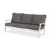 POLYWOOD® Braxton Deep Seating Outdoor Sofa Plastic/Olefin Fabric Included in Gray | 36.06 H x 73.87 W x 31.19 D in | Wayfair 4503-SA145986