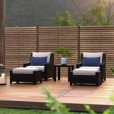 Three Posts™ Northridge 5 Piece Rattan Sunbrella Multiple Chairs Seating Group w/ Cushions Synthetic Wicker/All - Weather Wicker/Wicker/Rattan | Outdoor Furniture | Wayfair