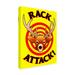 Trinx Rack Attack by Mark Frost - Wrapped Canvas Graphic Art Canvas in Brown/Red/Yellow | 19 H x 14 W x 2 D in | Wayfair