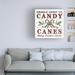 The Holiday Aisle® Anne Tavoletti "Christmas Treats V" Canvas Art Canvas in Black/Green/Red | 18 H x 18 W x 2 D in | Wayfair