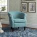 Club Chair - Lark Manor™ Aguiniga 30.5" Wide Club Chair Polyester in Blue | 32 H x 30.5 W x 27.5 D in | Wayfair 8CE61A5FCF0549E5A9031106BA26DB36