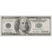 White 118 x 47 x 0.1 in Area Rug - Well Woven Money Dollar Bill Front Modern Green Area Rug Polyester | 118 H x 47 W x 0.1 D in | Wayfair