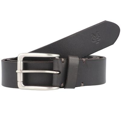 Marc O'Polo Enno Gürtel Leder 95 cm Grau Herren