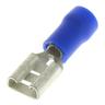 Cosse femelle bleue 6,4x0,8mm par 100 pour droguerie accessoire