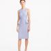 J. Crew Dresses | J.Crew Peplum Linen Sheath Dress In Blue Size 4 | Color: Blue | Size: 4