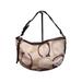 Coach Bags | Coach Cream Brown Canvas Leather Accent Hobo Style Shoulder Bag | Color: Brown/Cream | Size: Os