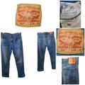 Levi's Jeans | Levi's Mens 514 Red Tab Distressed Denim Jeans | Color: Blue | Size: 35