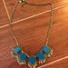 J. Crew Jewelry | 3 For $30 Blue J Crew Statement Necklace | Color: Blue/Gold | Size: Os