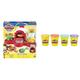 Play-Doh - E4576EU4 Pizzaofen, mit 5 Dosen, Knete & 4erPack Sweet, tolle Farben für Kinder ab 2 Jahren, 112gDosen (pink, hellblau, Hellorange, lila)