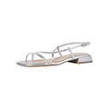 Tamaris Damen Tamaris Damen 1-1-28147-38 Flache Sandale, Silber, 40 EU