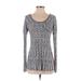 Say What? Casual Dress: Gray Dresses - Women's Size Small