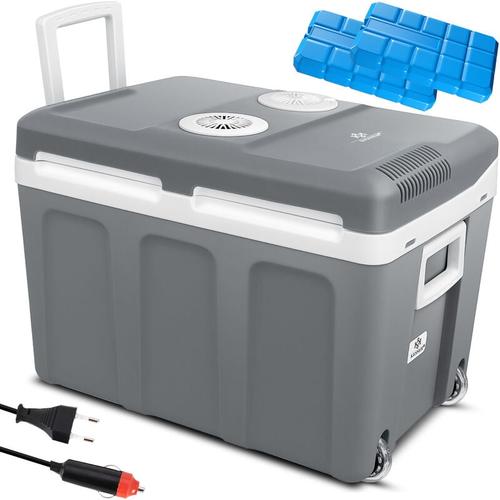 Kesser - ® 40L Kühlbox mit Rollen | zum Warmhalten und Kühlen | thermo-Elektrische Kühlbox | 12