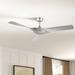 WINGBO 52'' DC Ceiling Fan without Lights, Matte Black with Remote - N/A