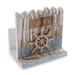 CoTa Global Coastal Horizon Nautical Wooden Napkin Holder - 4.6 x 3.25 x 4.5 inches