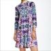 Free People Dresses | Free People Floral Print Shift Dress | Color: Purple/White | Size: Sp