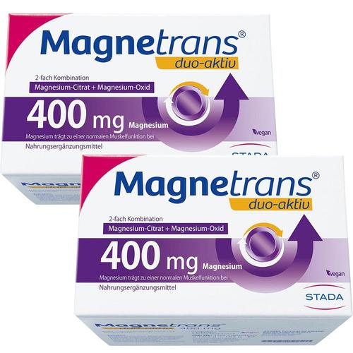 2x Magnetrans duo-aktiv 400 mg Direktgranulat-Sticks 2x50 St Granulat