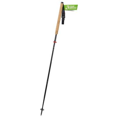 Komperdell - Travel & Wading Staff FXP Vario - Trekkingstock Länge 115-135 cm schwarz