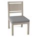 Summer Classics Avondale Patio Dining Side Chair w/ Cushions Wood in Brown | 36 H x 20.5 W x 25.5 D in | Wayfair 294227+C2246343N
