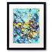 Made & Curated Polygon Study: Vangoghesque Overlay By Tanna Gx Paper in Blue/Indigo/Yellow | 21.25 H x 17.25 W x 0.875 D in | Wayfair