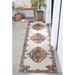 118 x 31 x 0.3 in Area Rug - Well Woven Dorado Arid Modern Indoor/Outdoor Medallion Persian Ivory Hi-Lo Area Rug, | Wayfair DO-502-2L