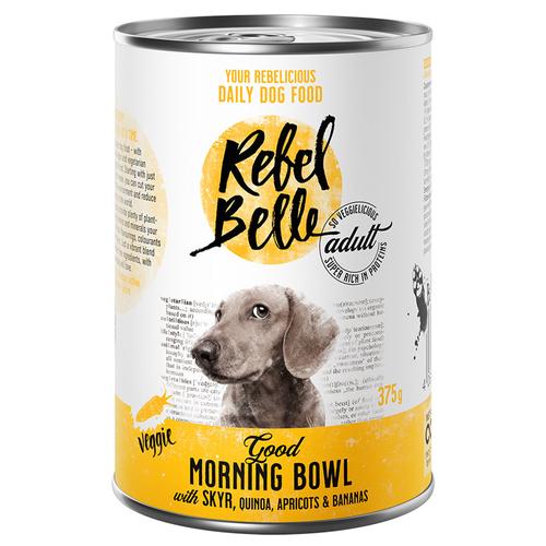 6x375 g Adult Good Morning Bowl veggie Rebel Belle Hundefutter nass