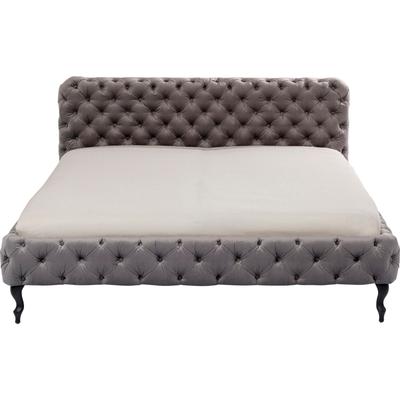 Kare Design »Desire« Velvet Bett Silbergrau 160x200 cm