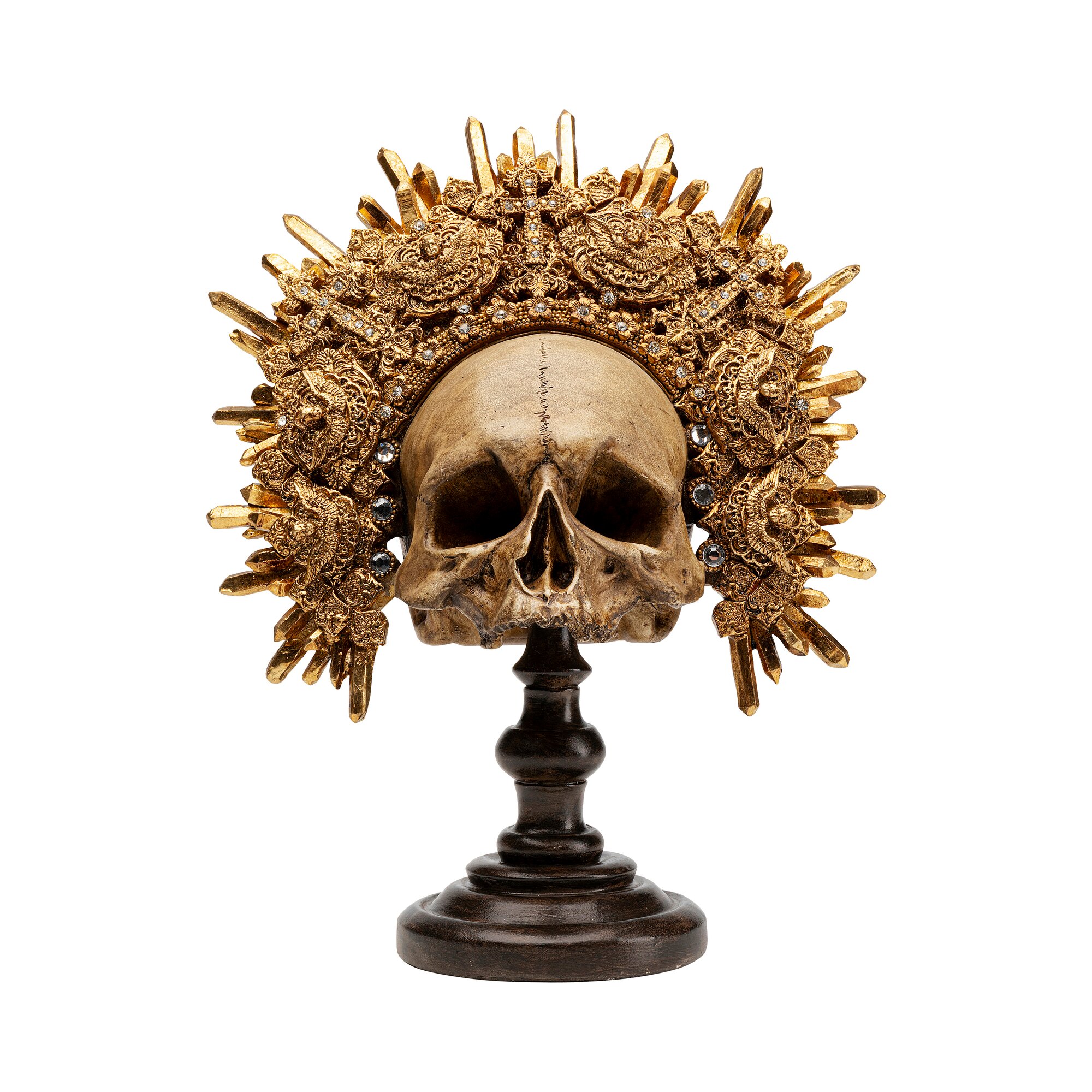 Kare Design »King Skull« Deko Objekt 42x34 x20cm
