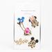 Disney Accessories | Disney Mickey + Minnie Mouse Enamel Pins | Color: Gold/Pink | Size: Os