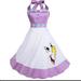 Disney Dresses | Disney The Dress Shop Chip Dress | Color: Purple/White | Size: S