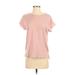 Junk Food Short Sleeve T-Shirt: Pink Tops - Women's Size X-Small