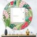 East Urban Home Garland Sweet 36 Farmhouse Accent Mirror Resin | 31.5 H x 31.5 W x 0.24 D in | Wayfair 5CEA32B75315494D94243C807099FD83