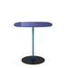 Kartell Thierry Side Table Glass in Blue | 19.66 H x 19.66 W x 13 D in | Wayfair 4042/BL