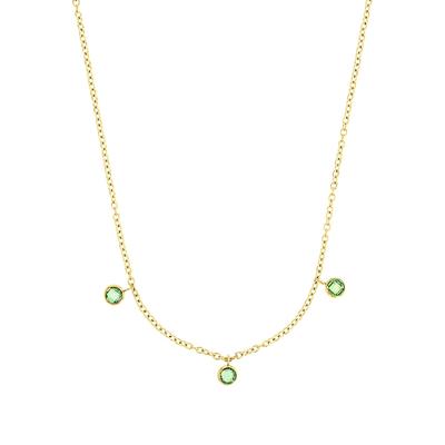 amor Kette mit Anhänger Grün Damen Image